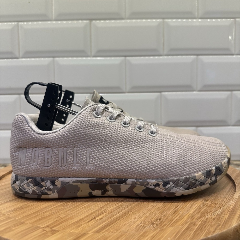Nobull Superfabric Low Top Training Shoes Sneakers Camo Soles Womens 9 Mens 7.5